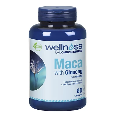 Wellness by London Drugs Maca with Ginseng - 90s