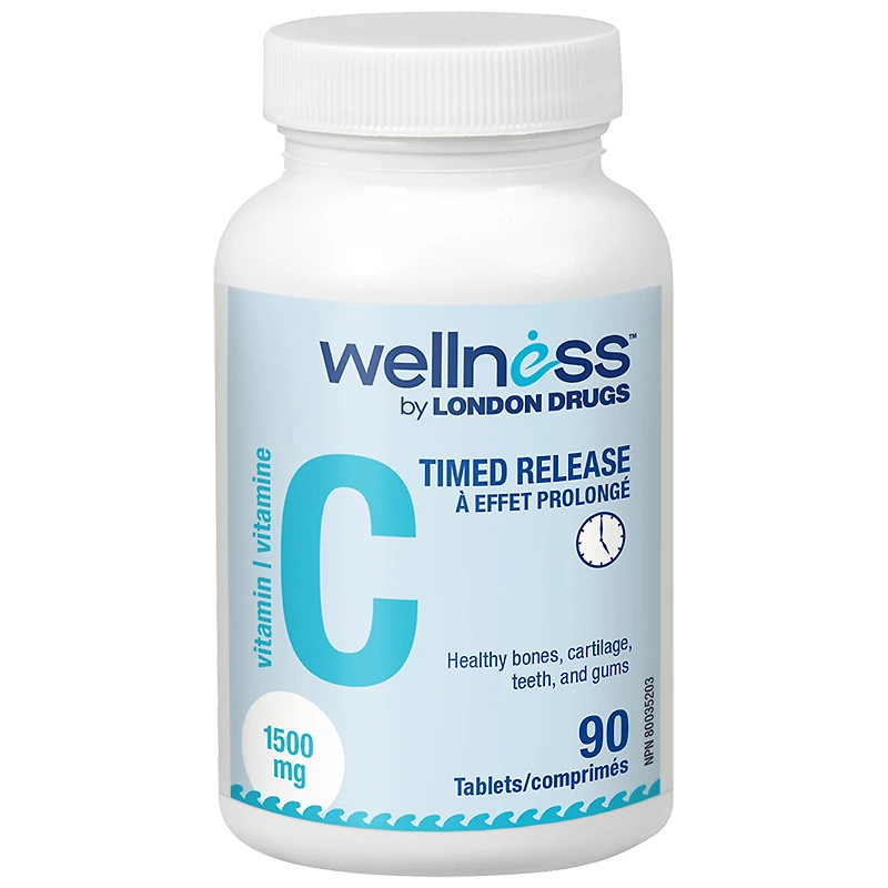 Wellness by London Drugs Vitamin C Timed Release - 1500mg - 90s