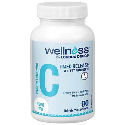 Wellness by London Drugs Vitamin C Timed Release - 1500mg - 90s