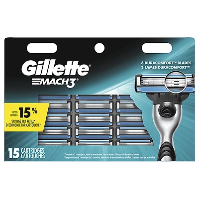 Gillette Mach3 Cartridges - 15s