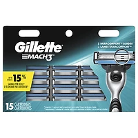 Gillette Mach3 Cartridges - 15s