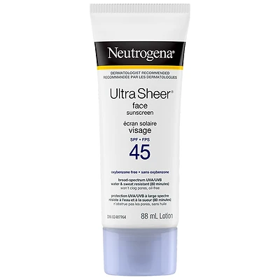 Neutrogena Ultra Sheer Face Sunscreen -SPF45 - 88ml