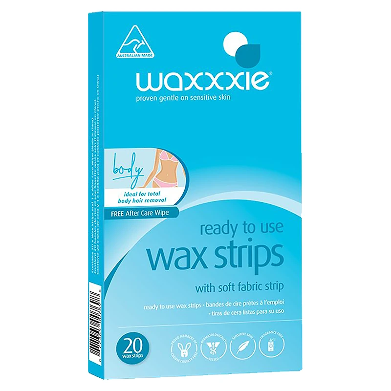 Waxxxie Ready to Use Wax Strips - 20s