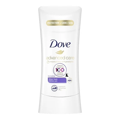 Dove Advanced Care Invisible Sheer Fresh Antiperspirant - 74g