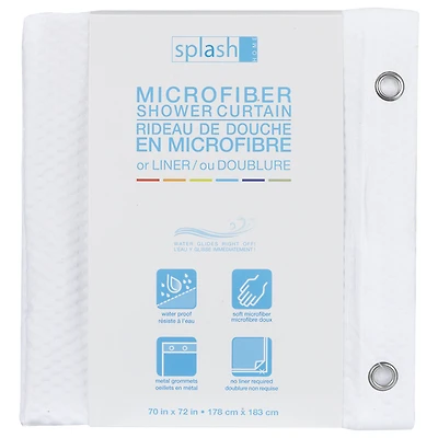 Splash Ella Shower Curtain - White