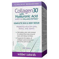 Webber Naturals Collagen30 with Hyaluronic Acid - 180s