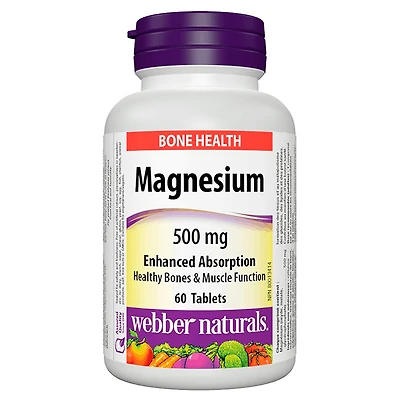 Webber Naturals Magnesium - 500mg - 60s