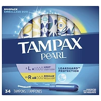 Tampax Pearl DuoPack - Light/Regular - 34s