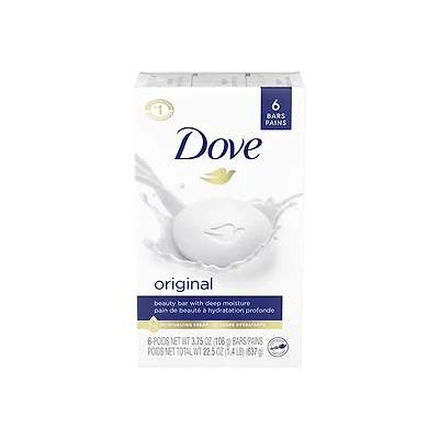 Dove White Beatuy Bar - 6 x 106g