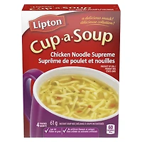 Knorr Lipton Cup-A-Soup Chicken Noodle Supreme Instant Soup Mix - 4 pack/61g