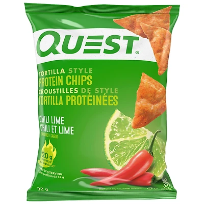 Quest Tortilla Style Protein Chips - Chili Lime - 32g