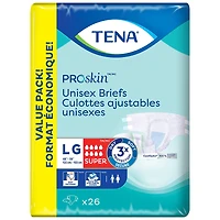 TENA Proskin Unisex Briefs - Super/Large - 26s