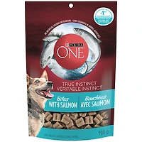 Purina One True Instinct Bites Dog Treats - Salmon - 198g