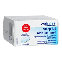 Wellness by London Drugs Sleep Aid Extra Strength Tablets - 50mg - 20s