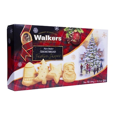 Walkers Pure Butter Shortbread - Festive Shapes - 350g