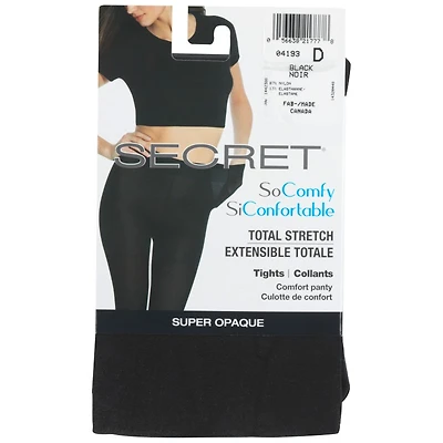 Secret So Comfortable Tights - Black