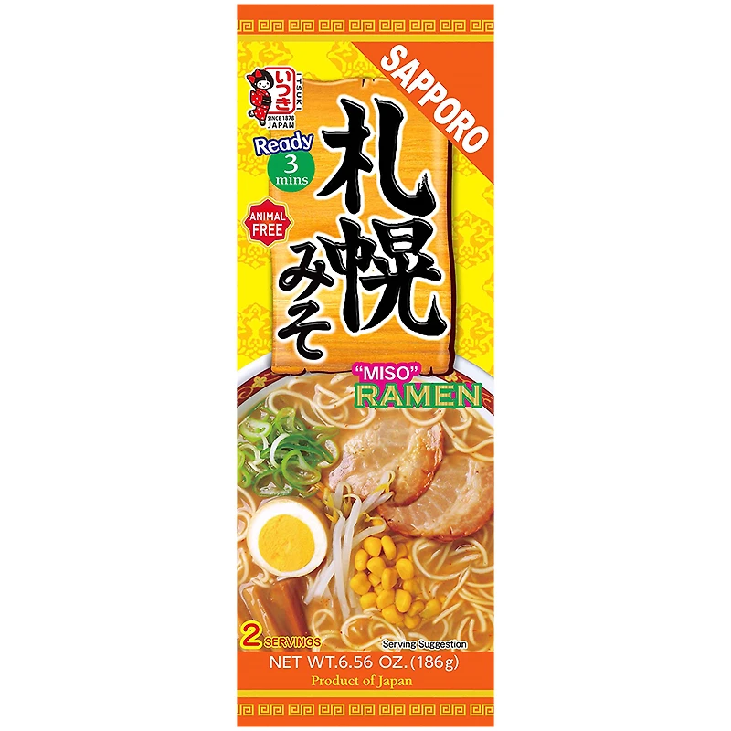 Itsuki Sapporo Miso Ramen Noodles - 186g