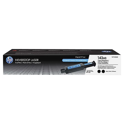 HP 143AD Neverstop Toner - 2-Pack - W1143AD