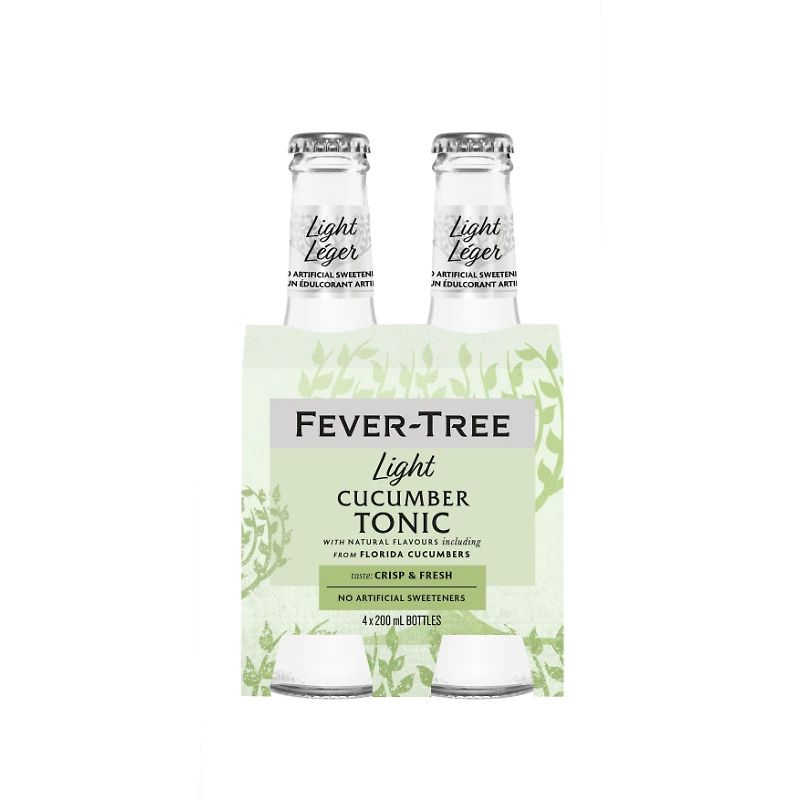 Fever-Tree Light Cucumber Tonic Water - 4x200ml