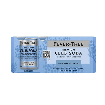 Fever-Tree Premium Club Soda - 8x150ml
