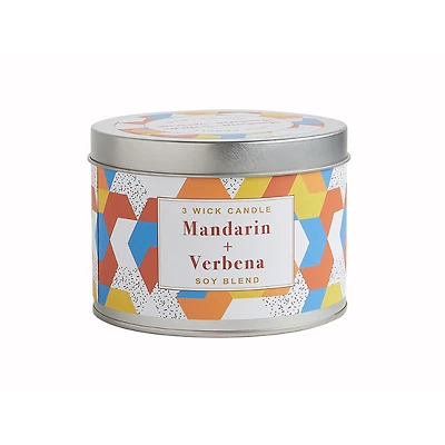 Kiera Grace Soy Candle Tin with 3 Wicks