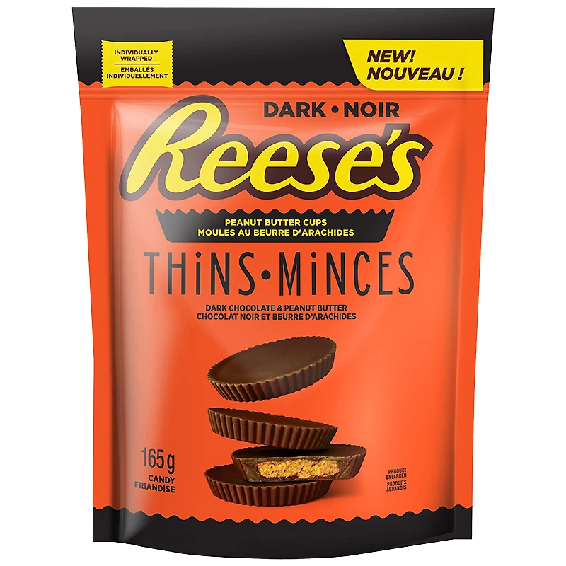 Reese's Peanut Butter Thins - Dark Chocolate - 165g