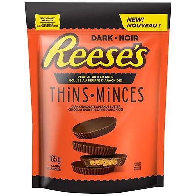 Reese's Peanut Butter Thins - Dark Chocolate - 165g
