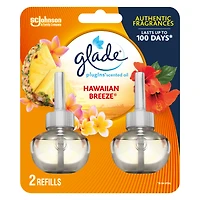 Glade Plug-Ins Oil Refills - Hawaiian Breeze - 2 pack