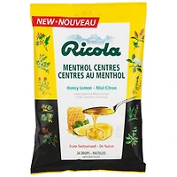 Ricola Menthol Centres - Honey Lemon - 34s