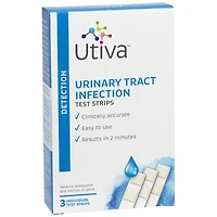 Utiva Urinary Tract Infection Test Strips - 3s