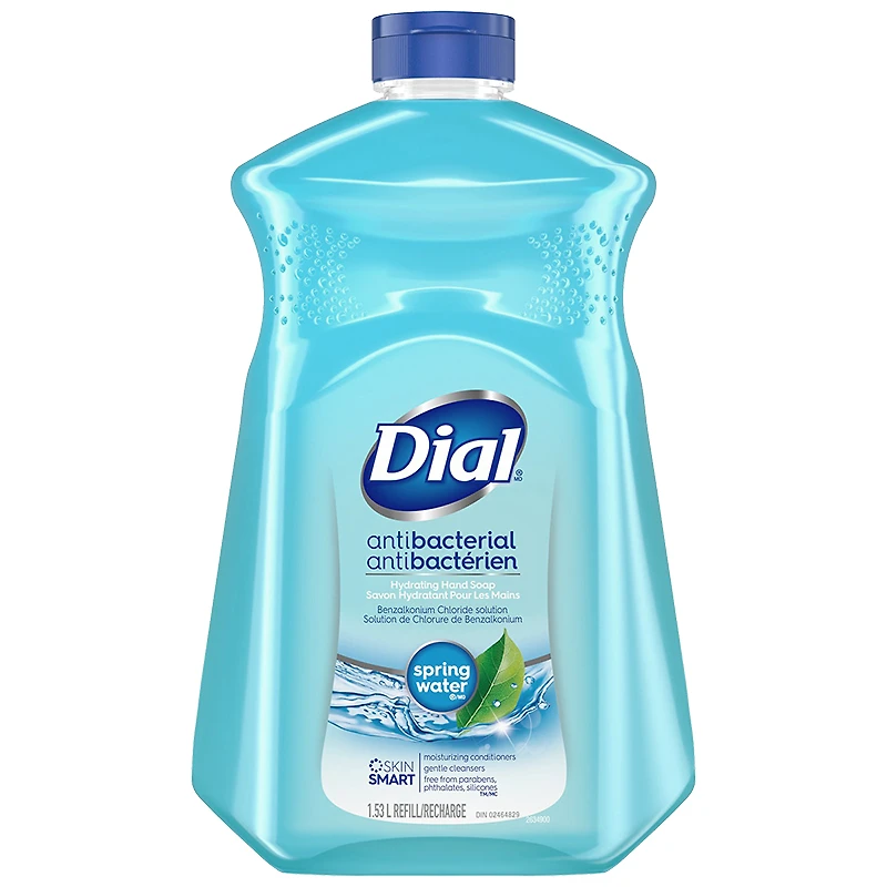 Dial Antibacterial Hydrating Soap- Spring Water - 1.53L