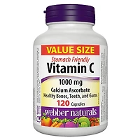 Webber Naturals Vitamin C - Stomach Friendly -1000mg - 120s