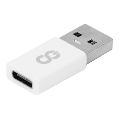 LOGiiX USB-A to USB-C Adapter - White - LGX13163