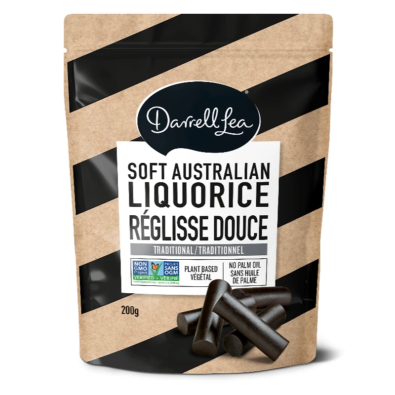 Darrell Lea Liquorice - Black - 200g