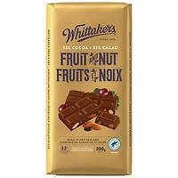 Whittakers Chocolate Fruit & Nut - 200g