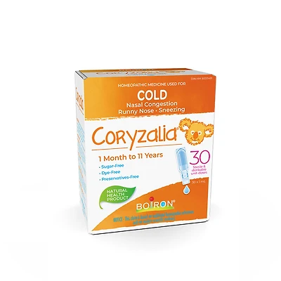 Boiron Coryzalia Cold for Kids - 30 x 1ml