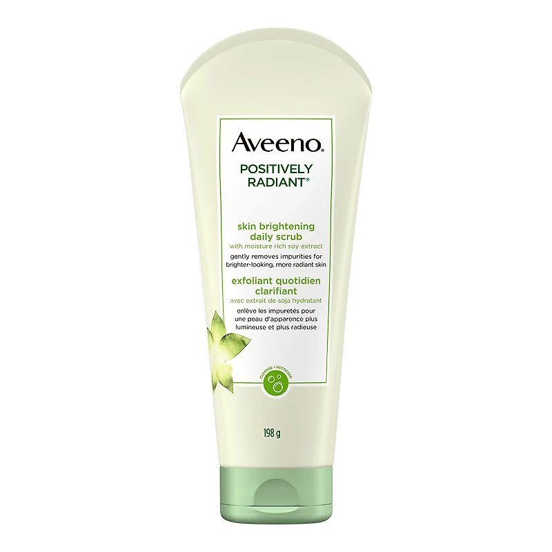 Aveeno Positively Radiant Skin Brightening Daily Scrub - 198g