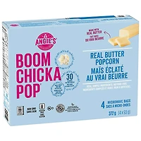 Angie's Boomchickapop Microwave Popcorn - Butter - 4 pack