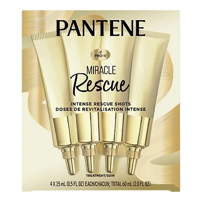 Pantene Pro-V Miracle Rescue Intense Rescue Shots - 4 x 15ml