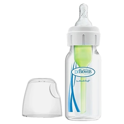 Dr. Brown's Natural Flow Options+ Anti-Colic Baby Bottle - Clear - 120ml/2pk