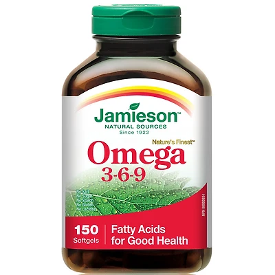 Jamieson Omega 3-6-9 1,200 mg - 150's