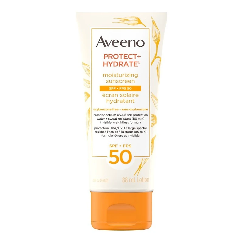 Aveeno Protect + Hydrate Face Moisturizing Sunscreen - SPF 50 - 88ml