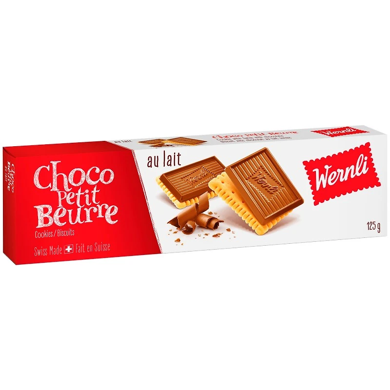 Wernli Choco Petit Beurre Milk Chocolate Cookies - 125g