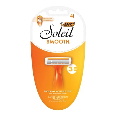 BIC Soleil Original Women's Disposable Razors - Assorted Colours - 4's