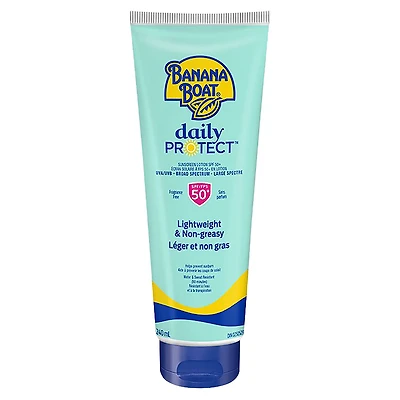 Banana Boat Daily Protect Sunscreen Lotion - SPF 50+ - 240ml