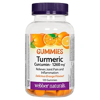 Webber Naturals Gummies Turmeric Curcumin - 1260mg /120s