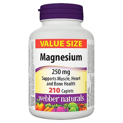 Webber Naturals Magnesium - 250mg - 210s