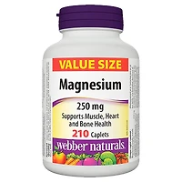 Webber Naturals Magnesium - 250mg - 210s