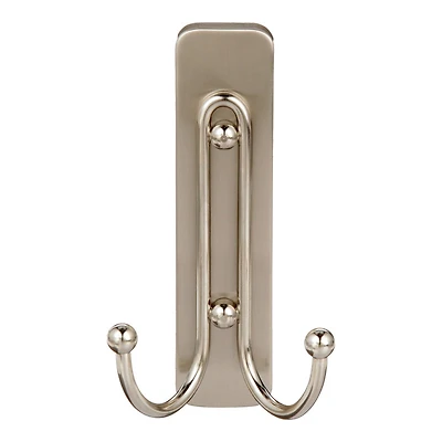3M Command Self-Adhesive Hook - Brushed Nickel - Large - 17036BN-EF