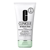 Clinique All About Clean 2-in-1 Cleansing + Exfoliating Jelly - 150ml